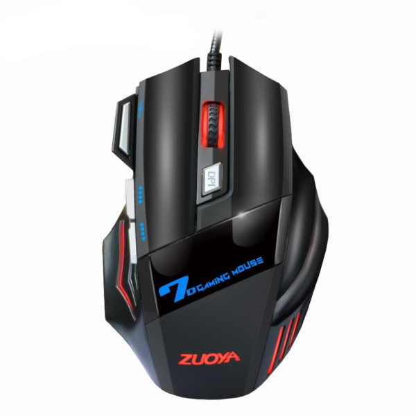 5500 DPI Gaming Mouse 7 Button LED Optical Wired USB Mouse Mice Game Mouse Silent/sound Mause For PC Computer Pro Gamer